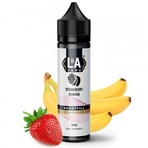 Strawberry Banana 30ml shake&vape nicotine free e-liquid